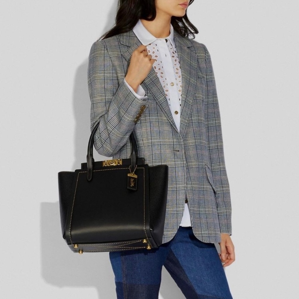 Coach Troupe Tote Black - Picture 2 of 16